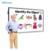 75 collu interaktīvā plakanā paneļa vairāku skārienekrāna displejs